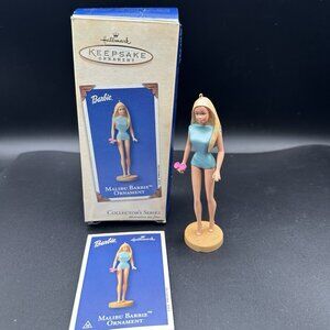 Vtg MALIBU BARBIE Christmas Ornament Keepsake Collectors Series 2003